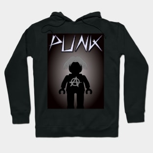 Punk Guitarist Minifig, Customize My Minifig Hoodie